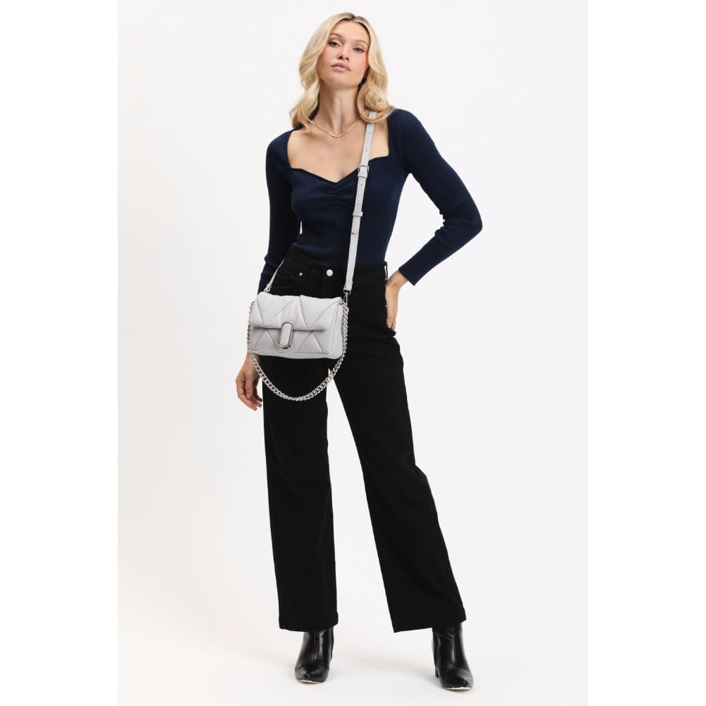 Puffy Quilted Shoulder Crossbody Bag