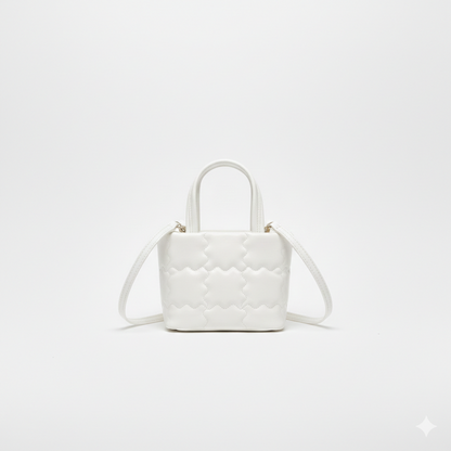 Quilted Small Handbag with Sling Belt