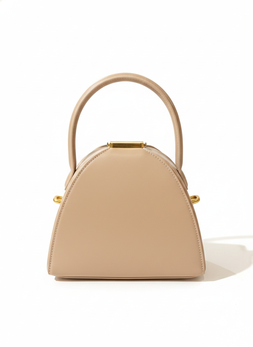 Structured Top Handle Handbag for Women