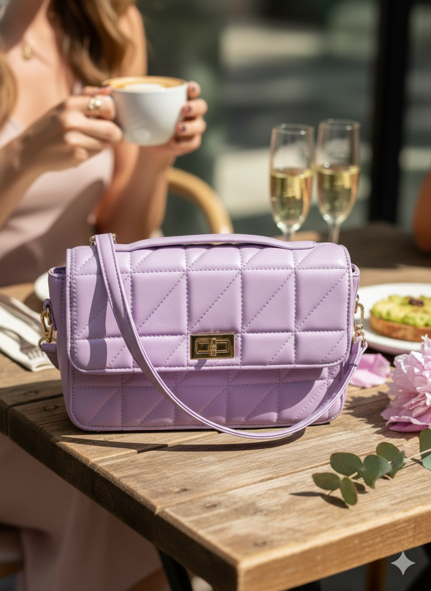 Medium Quilted Crossbody Bag | Classic Elegance