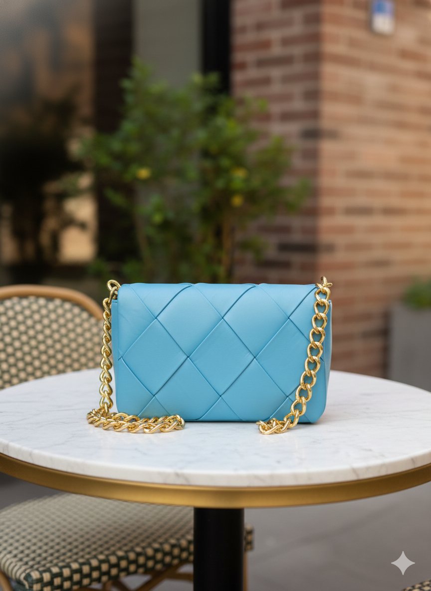 Chain Crush Shoulder Bag | Stylish Statement Piece