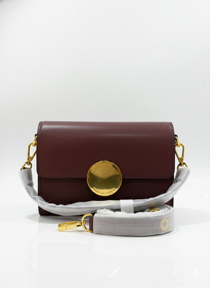 Gold Dial Crossbody Bag
