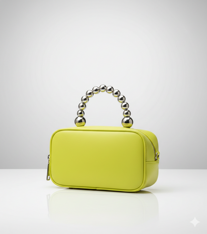 Beaded Handle Box Bag for Women