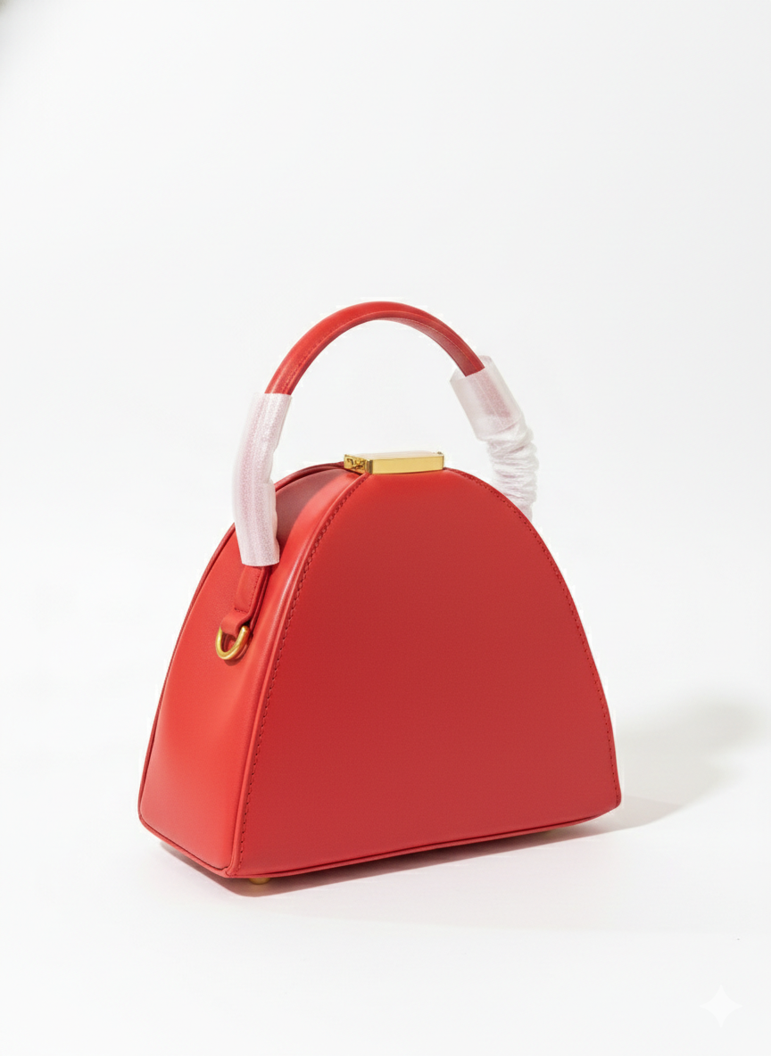 Structured Top Handle Handbag for Women