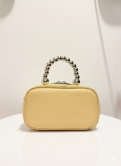 Beaded Handle Box Bag for Women