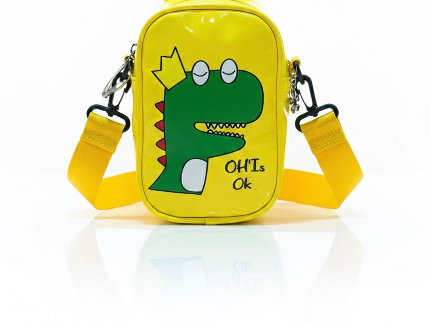 Kids Dinosaur Crossbody Bag | Embroidered Fun Design