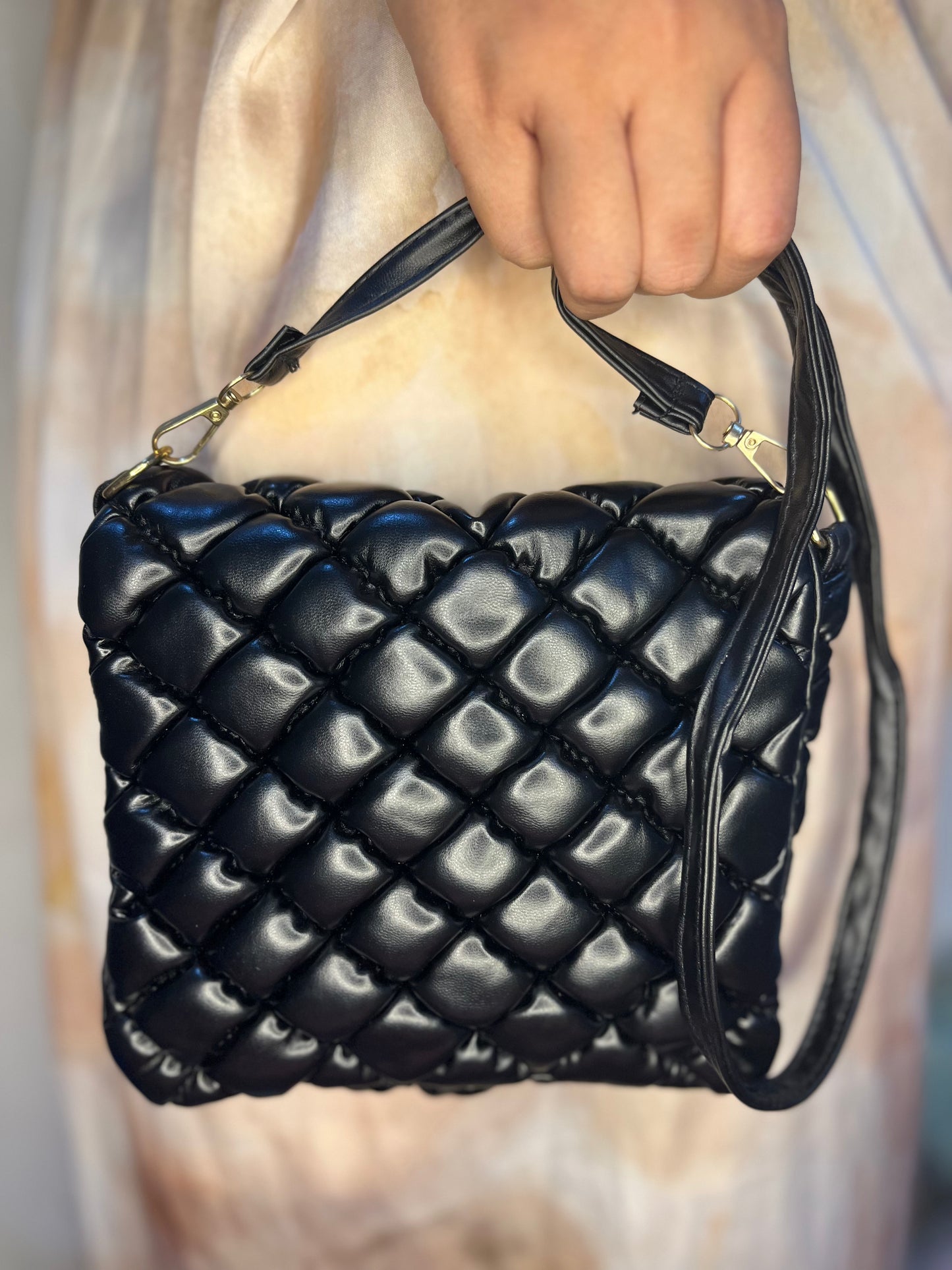 Quilted Detail Ruched Bag | Stylish Shoulder Bags