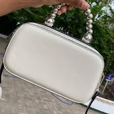 Beaded Handle Box Bag for Women
