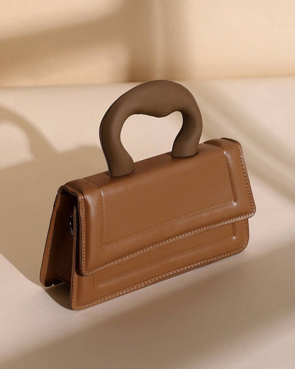 Structured Top Handle Handbag for Women