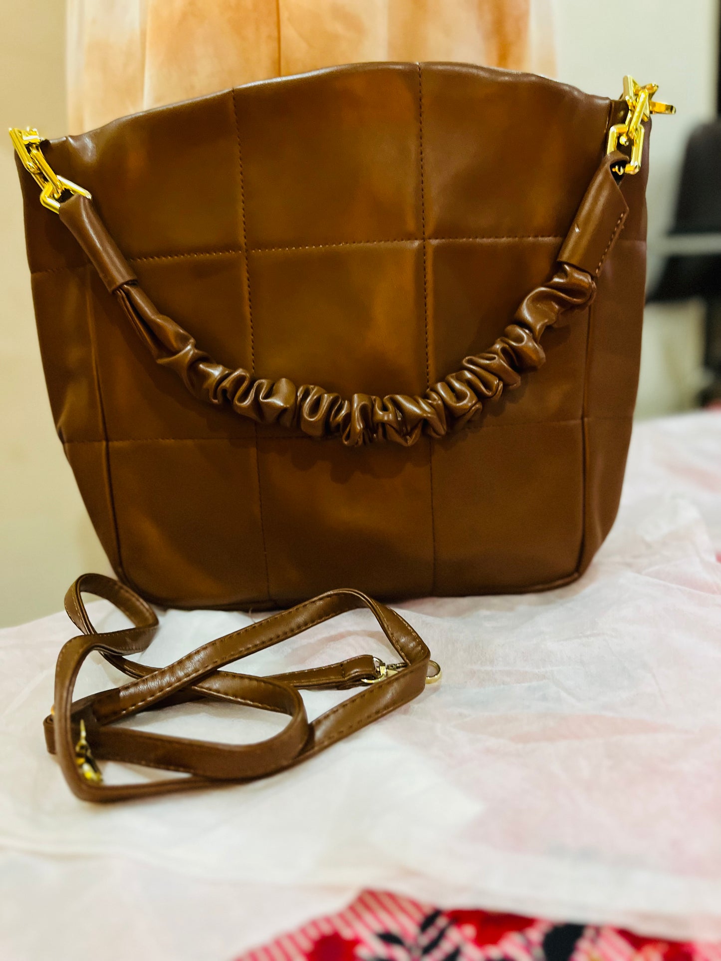 New Winter PU Leather Tote | Stylish Cold-Weather Accessory