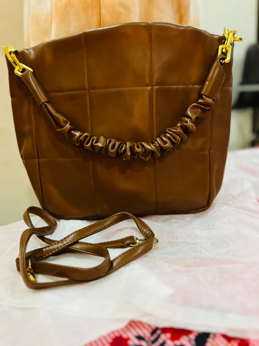New Winter PU Leather Tote | Stylish Cold-Weather Accessory
