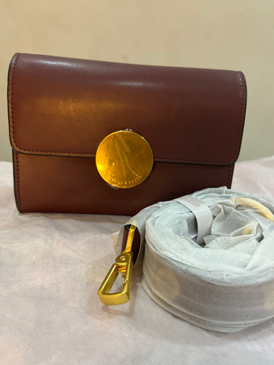 Gold Dial Crossbody Bag